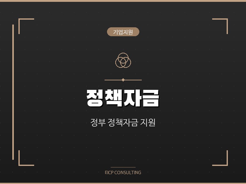 정책자금 - 정부 정책자금 신청부터 수령까지 전 과정을 지원합니다.